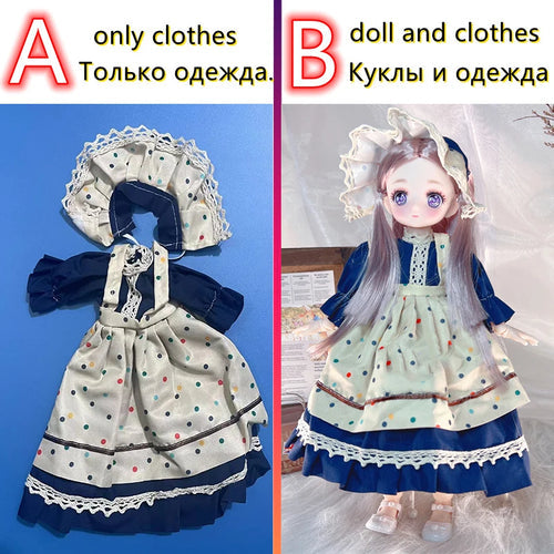 Anime Face Doll and Fashion Princess 1/6 Replacement Clothes Set ToylandEU.com Toyland EU