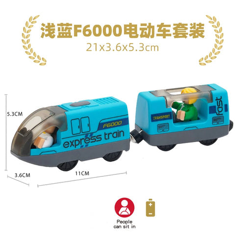 Children's Battery Operated Electric Train Set with Diecast Magnetic Locomotive ToylandEU.com Toyland EU