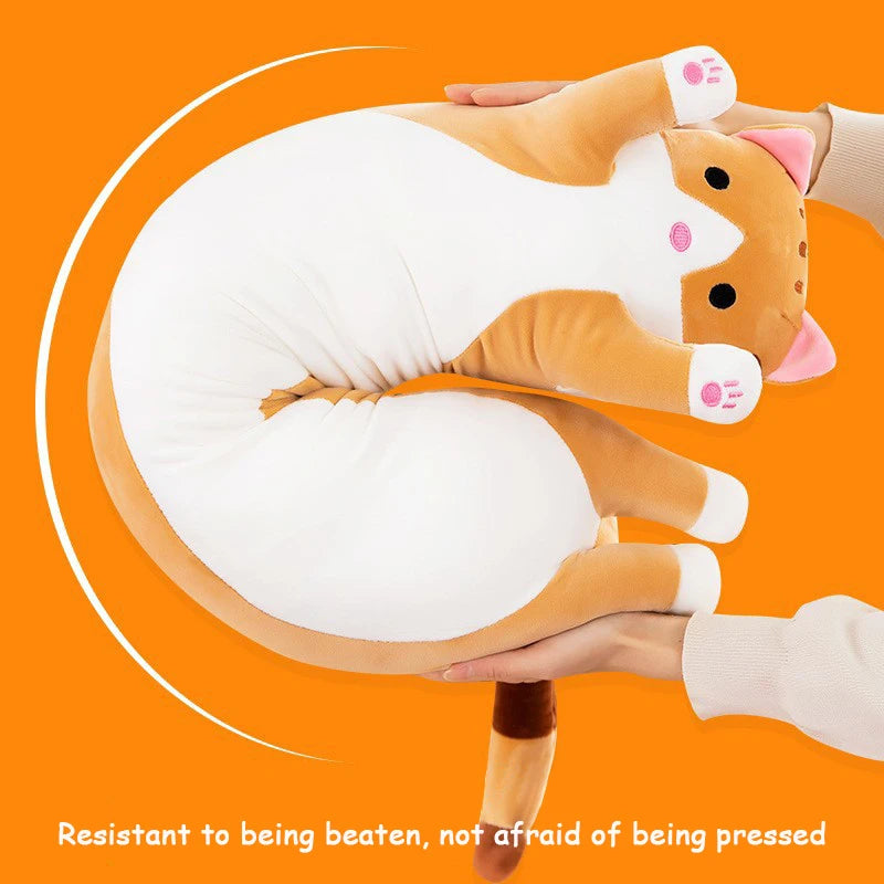 Cat Plush Pillow | PP Cotton Fill | Toylandeu™