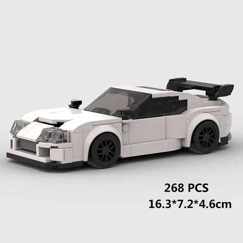 MOC Speed Super Race Car Vehicle Racing Model Building Blocks Bricks Rally Sport Pickup Truck Toy City Technical Christmas gift - ToylandEU