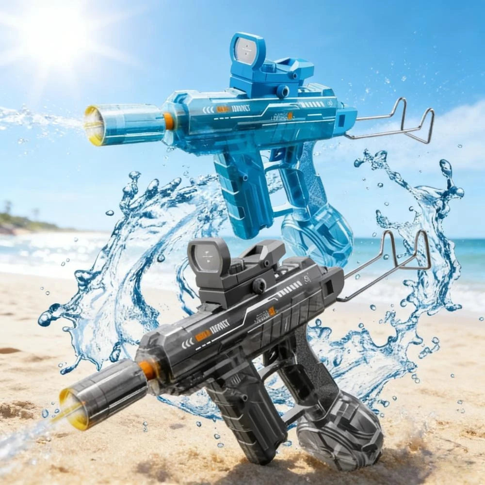 Electric Water Gun | LED Light Recoil | Long Range Blaster