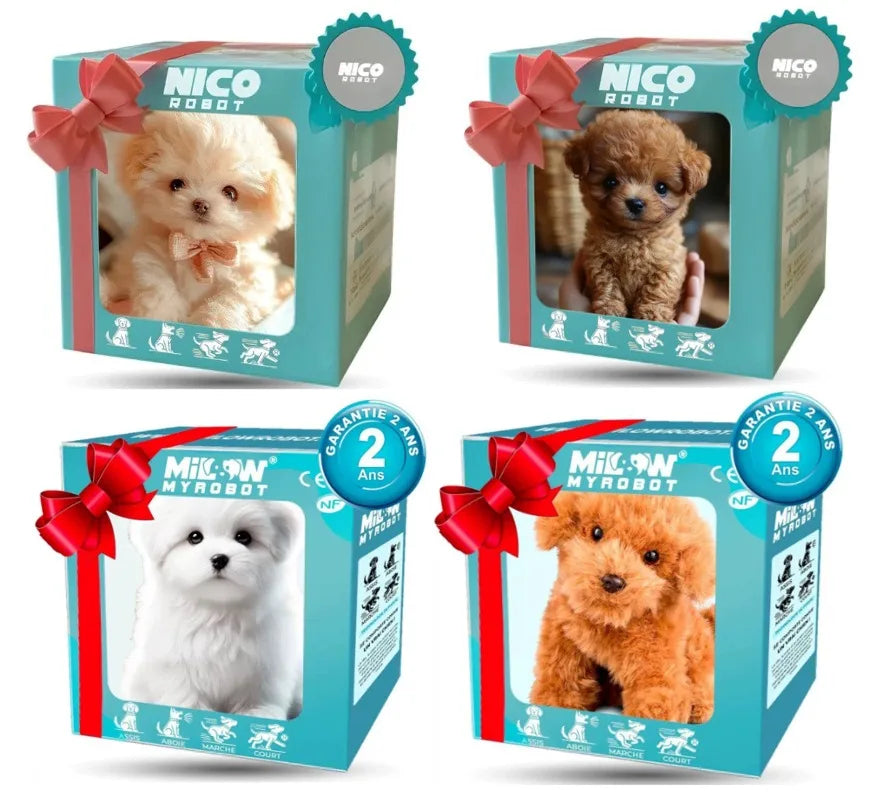 Interactive Plush Walking Dog Toy With Barking Sensor For Kids