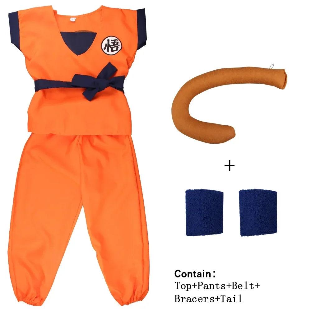 Goku Cosplay Costume | Blue Gold Outfit | Toylandeu™