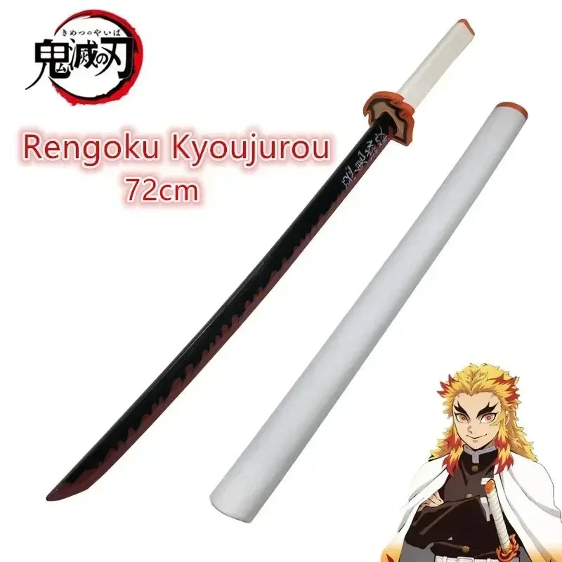 Demon Slayer Katana Sword | 72 Cm Full Length | Eva Foam Material | Anime Prop