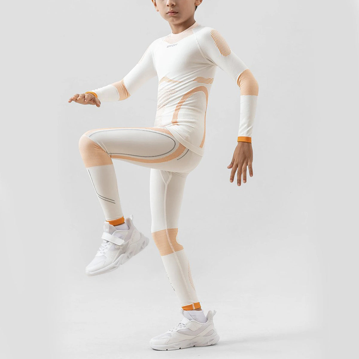 Kids Thermal Underwear Set | Quick Dry Compression | O Neck Cut | Youth 14+