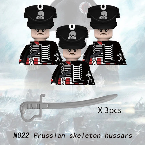 Medieval Prussian Military Figure Building Block Set (3 pcs) ToylandEU.com Toyland EU