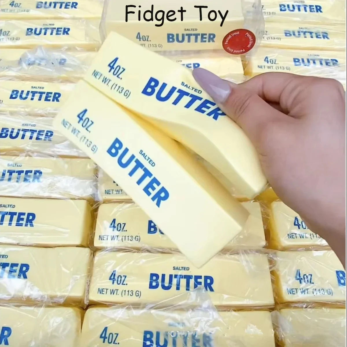 Butter Fidget Toy | Slow Rebound Texture | Stress Relief Squeezer