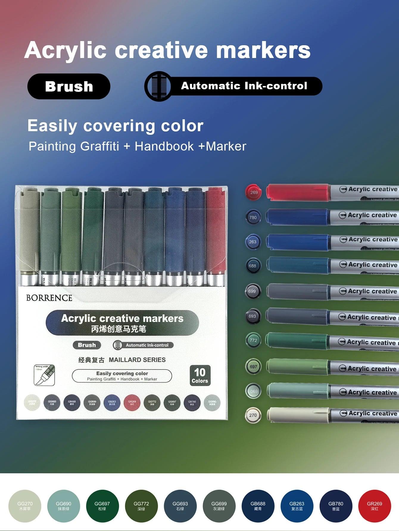 Acrylic Paint Markers | 120 Color Set | Toylandeu™