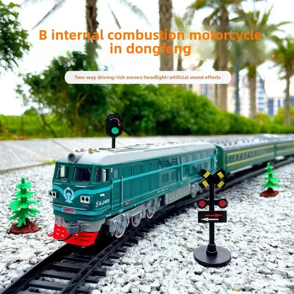 Electric Train Toy High-Speed Railway Set for Kids