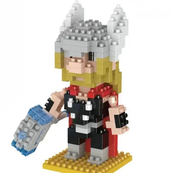 Hero Cartoon Micro Particle Building Blocks Children Assembly Toy Anime Action Figure Boy Girl Kid Gift Cute Toy Building Bricks - ToylandEU