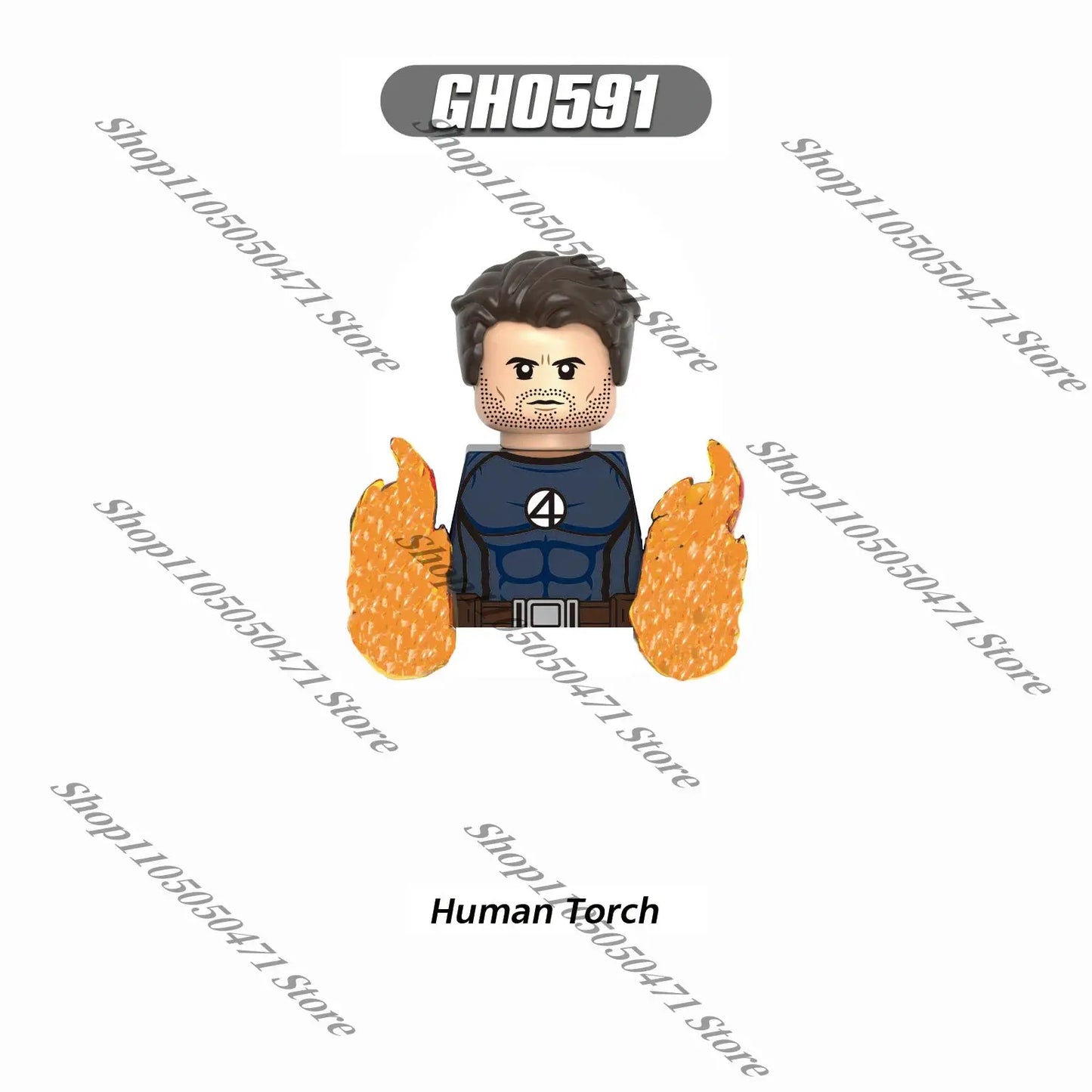 Marvel Newest Superhero Mister Fantastic Thing Frenchi assembly character building block toy MINI model brick children's gift - ToylandEU