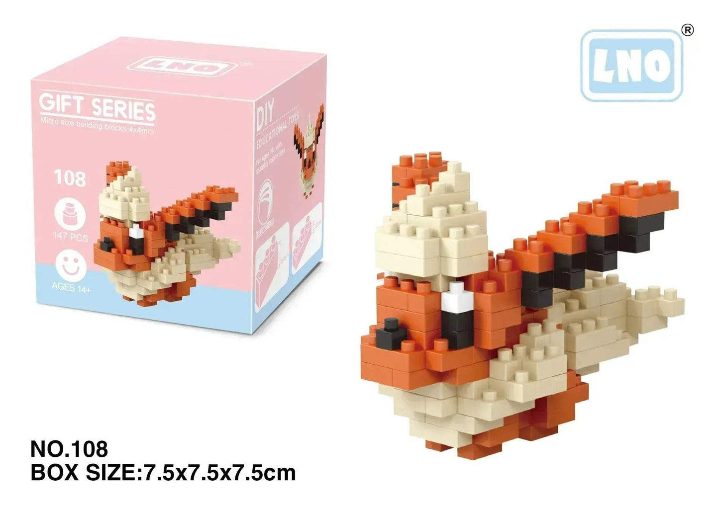 Pokemon Nanoblock Charizard Kyogre Groudon Rayquaza Set Educational - ToylandEU