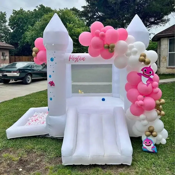 Durable 9Ft Arch Inflatable Bounce Castle With Ball Pit