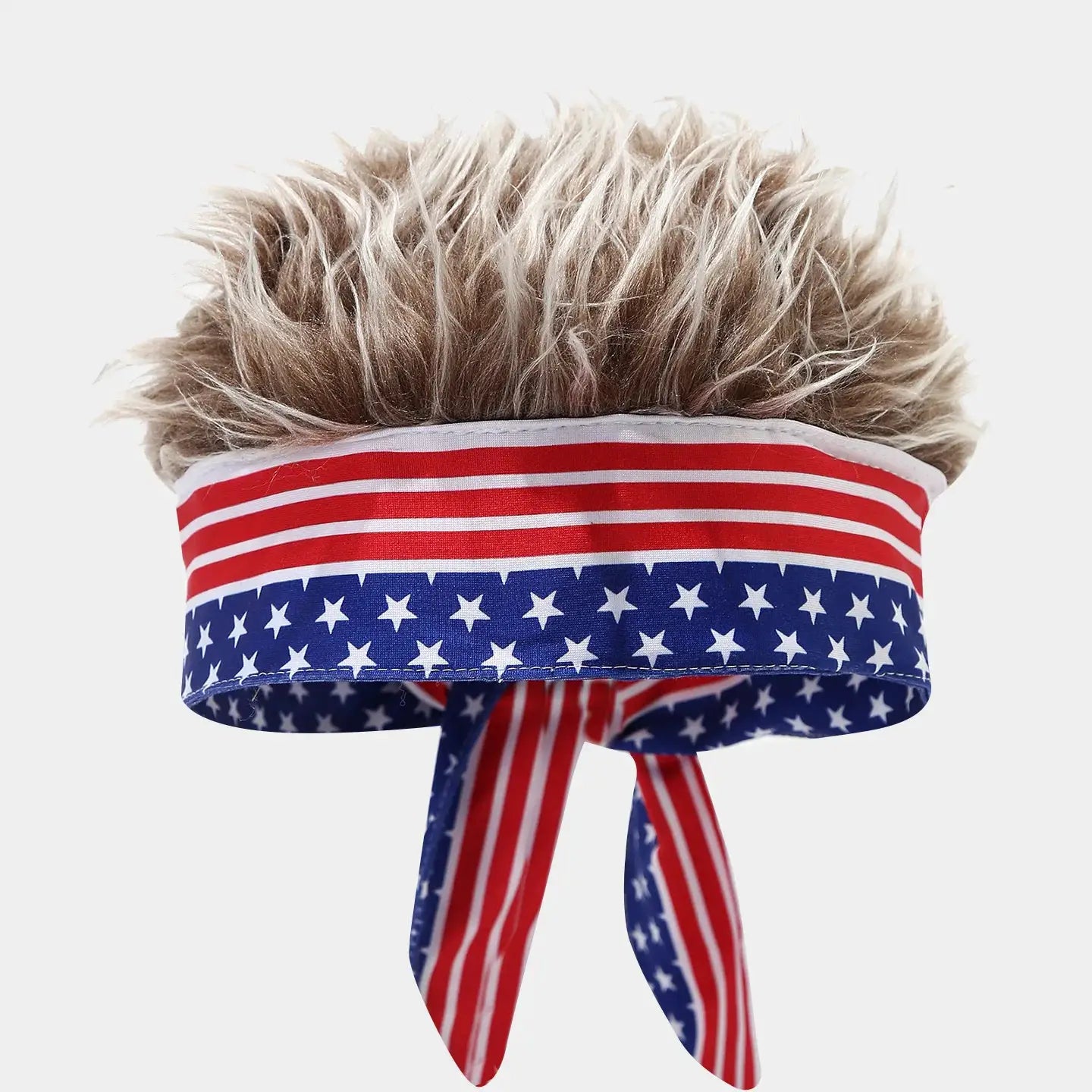 2026Novelty Wig Headband, Country Flag Inspired Sports Fan Hat, Funny Fake Hair Cap for Football Match & Party - ToylandEU