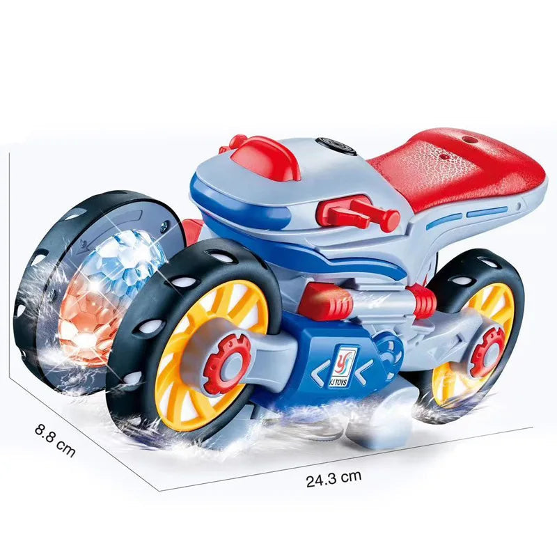 Extreme Stunt Electric Rotating Motorcycle - ToylandEU