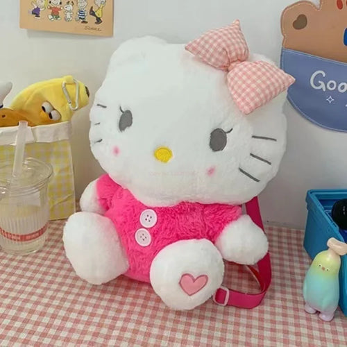 New Sanrio Hello Kitty Plush Backpack Kawaii Stuffed Animals Dolls ToylandEU.com Toyland EU