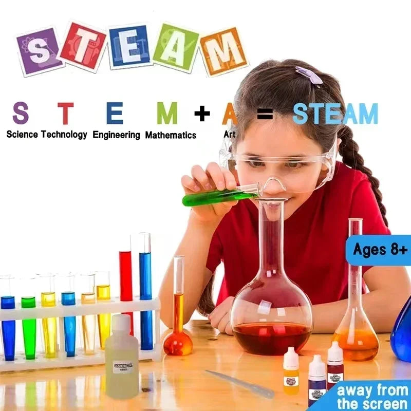 Kids Science Lab Kit Montessori Chemistry Experiments Educational Hands On