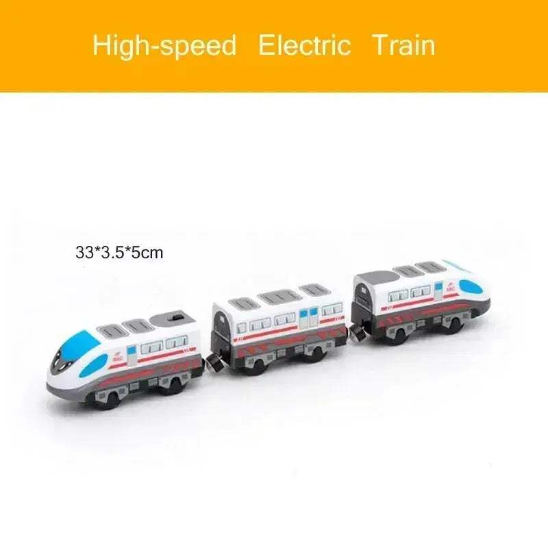 Durable Diecast Locomotive Train Set For Wooden Tracks - ToylandEU