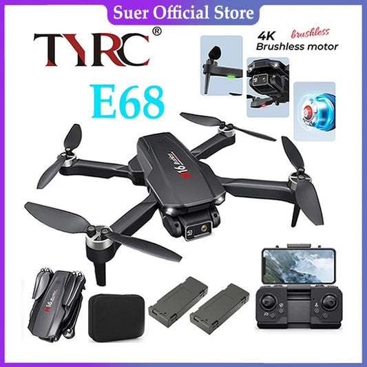 TYRC XK E68 New Quadcopter Pro WIFI FPV Drone with Wide Angle HD 4K - ToylandEU