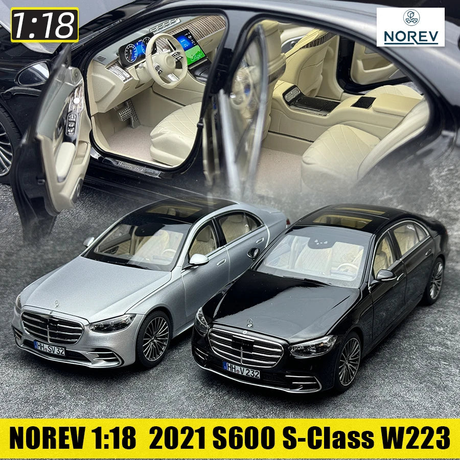 Diecast Car Model | 1:18 Scale | Mercedes S Class S600 | Collector Grade