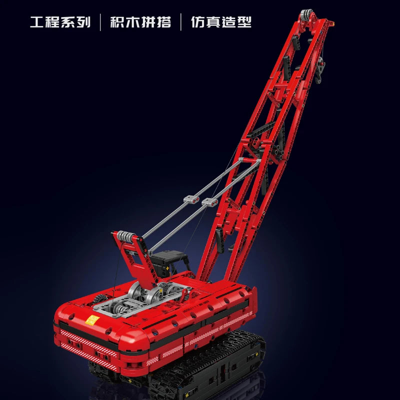 Remote-Controlled Liebherr Crawler Crane Building Set for Kids & Teens