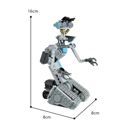 Emotional Robot Military Shorted-Circuits 5 Movie MOC Johnnyed ToylandEU.com Toyland EU