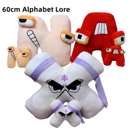 Big Size Alphabet Lore Plush Toys English Numbr Letter Stuffed Animal - ToylandEU
