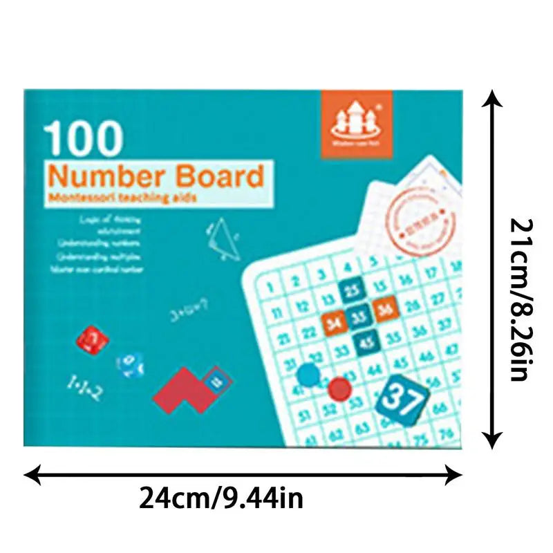 Interactive Montessori Magnetic Number Board for Kids - Fun Math Learning