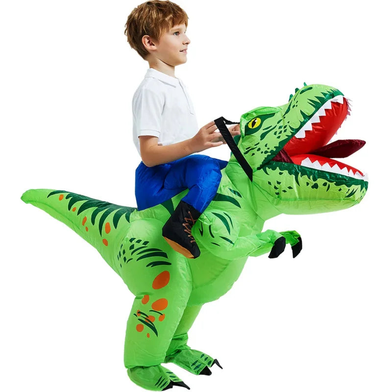 Inflatable T-Rex Dinosaur Costume for Kids - Fun for Halloween & Parties!