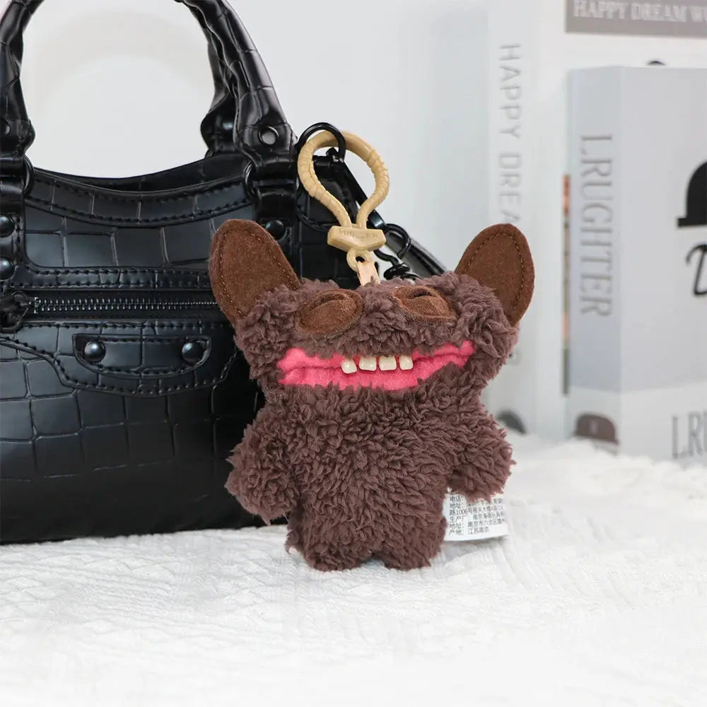 Fuggler Ugly Monster Original Keychain Pendant Doll Funny Teeth Monster Count Underoo McGoo Pink Rabid Rabbit 12-14cm Toy Gift - ToylandEU
