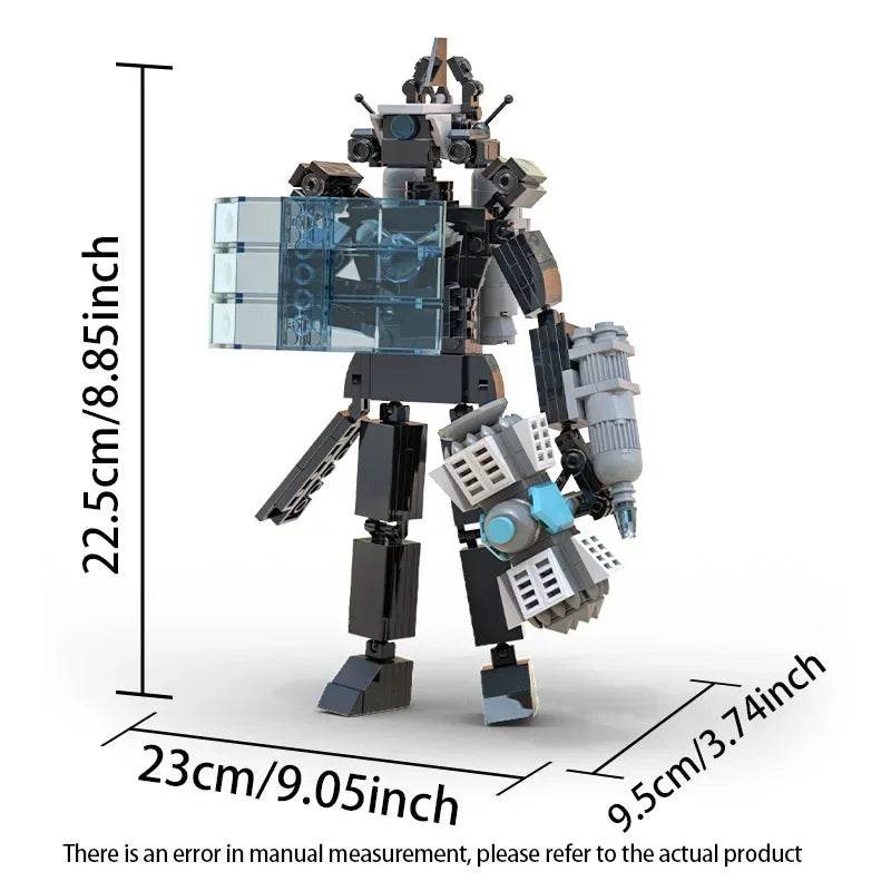 Moc Skibidi Toilet Action Figures Building Blocks For Kids Building Bricks MOC - ToylandEU