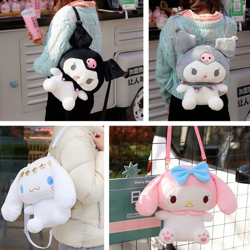Comic Cool Lomi  Girl Cute Plush Doll Backpack Ins Student One - ToylandEU