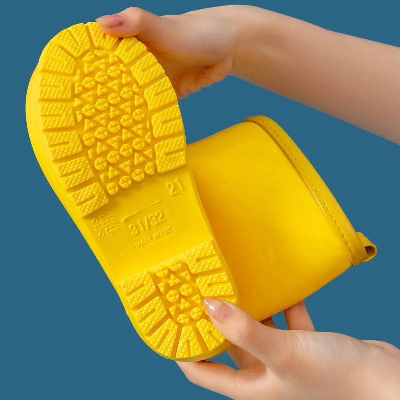Kids Rain Boots | Waterproof Non Slip | Lightweight Eva | Youth Sizes 27 To 40