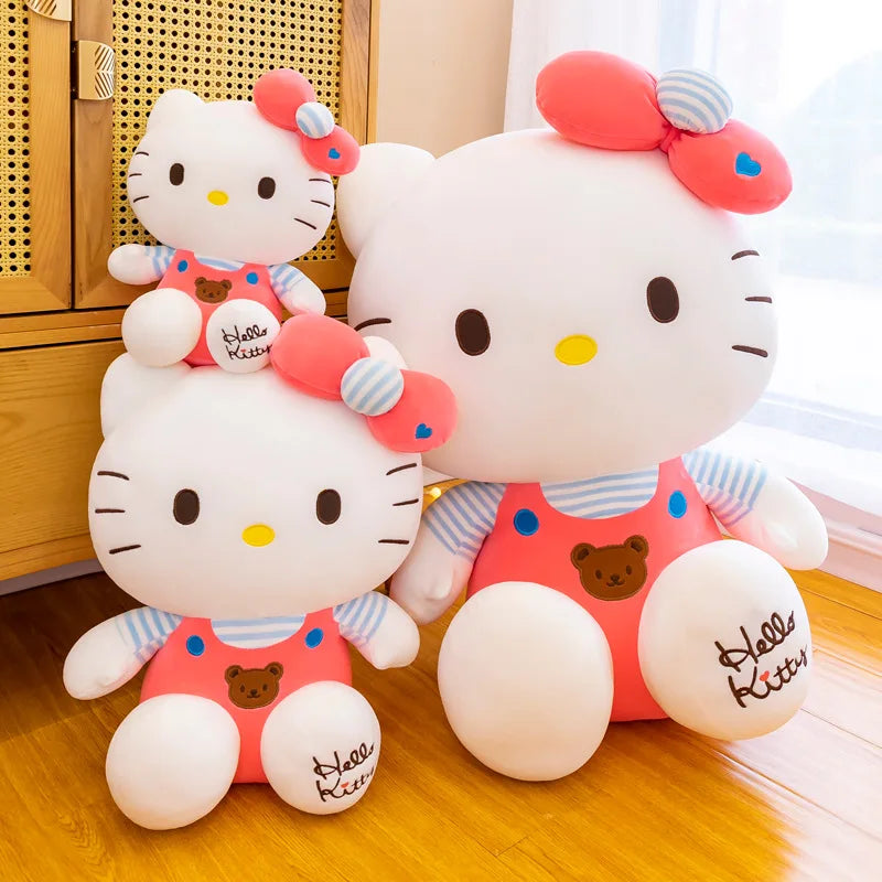 30-60cm Big Size Cute Hello Kt Plush Kawaii Sanrio Kitty Plush Doll - ToylandEU