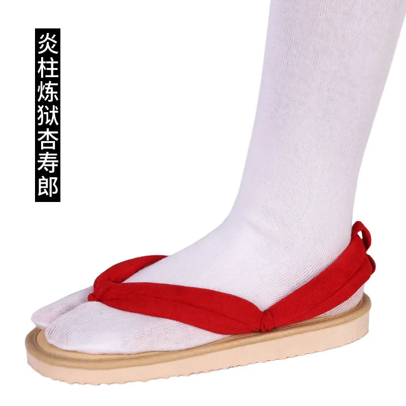 Anime Cosplay Sandals | Character Print | Plastic Upper And Sole | Adult Unisex