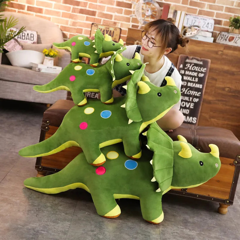 Extra Large Plush Dinosaur Toy Triceratops Stegosaurus For Kids