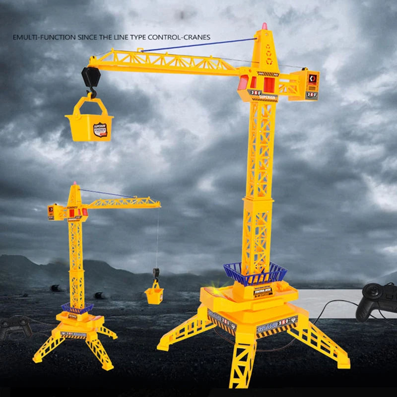 30-Inch RC Crawler Crane: Fun Electric Construction Toy for Kids!