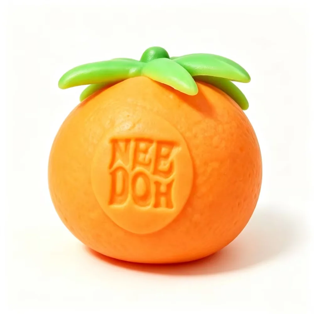 Fruit Stress Ball | Squishy Soft Rubber | Banana Strawberry Orange