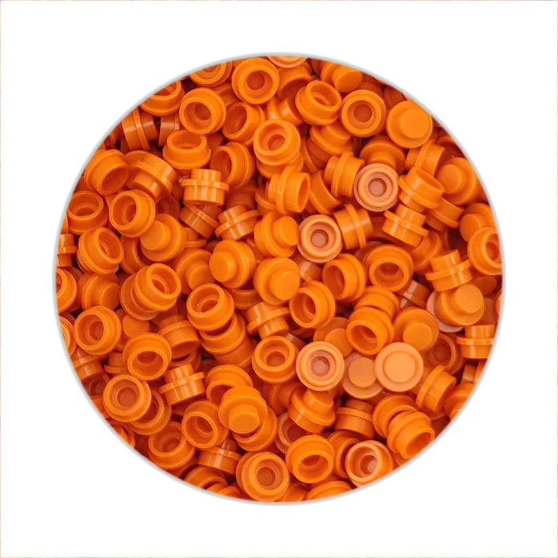 Building Block Plates | 1X1 Round Shape | Lego Compatible | Assorted Pack