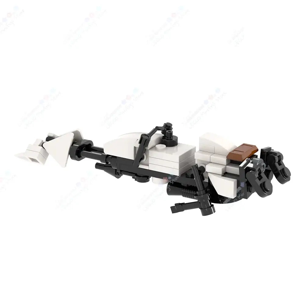 MOC2071 Interstellar Series Scout Flying Bike MOC Building Blocks Sci-Fi Movie Soldiers Air Vehicle Model Assembly Toys For Kids - ToylandEU