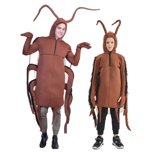 Hilarious Cockroach Costume for Family Fun - Perfect for Halloween & Events