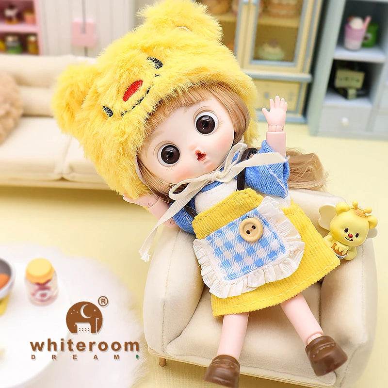 Ob11 Bjd Doll Boy Pig Face Piggy Ball-jointed Mini Doll Gift - ToylandEU