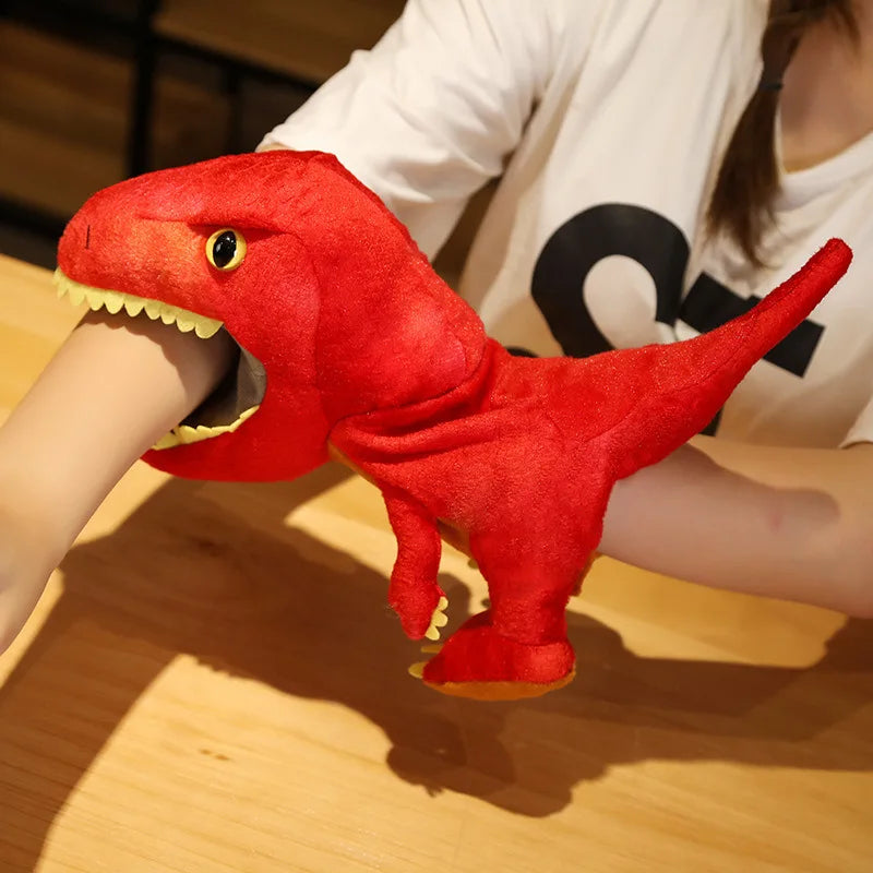 Kawaii 35cm Dinosaur Plush Toy with Flexible Hand - ToylandEU