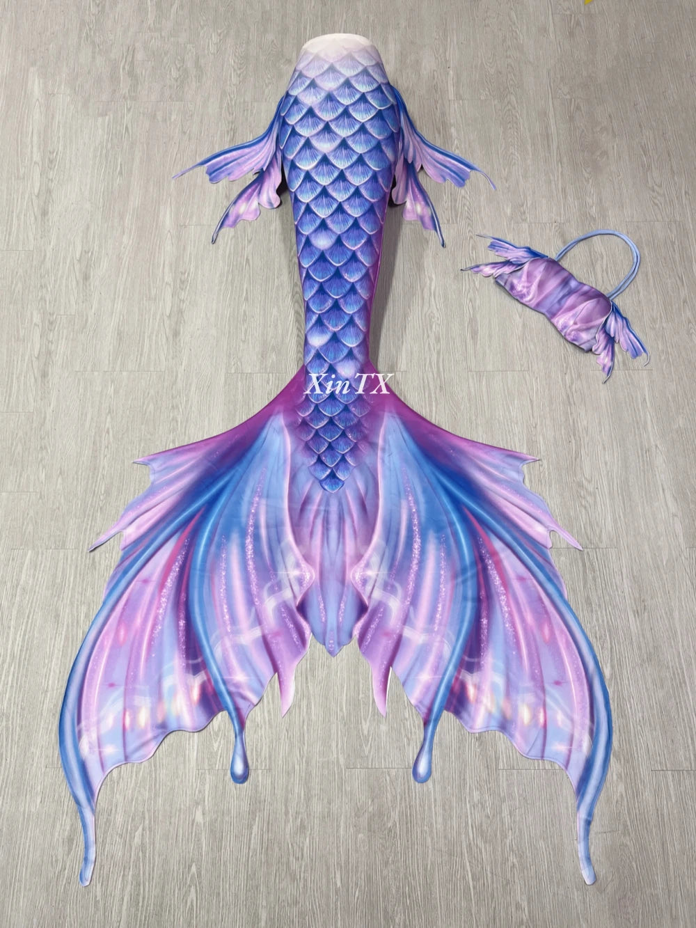 Mermaid Tail Swimsuit | Monofin Optional | Polyester Elastane | Adult