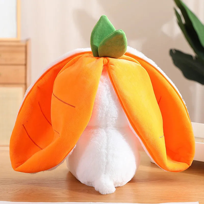 Soft and Adorable Strawberry Rabbit Plush Toys with Hidden Kawaii Bunny in Sizes 20-45cm - ToylandEU