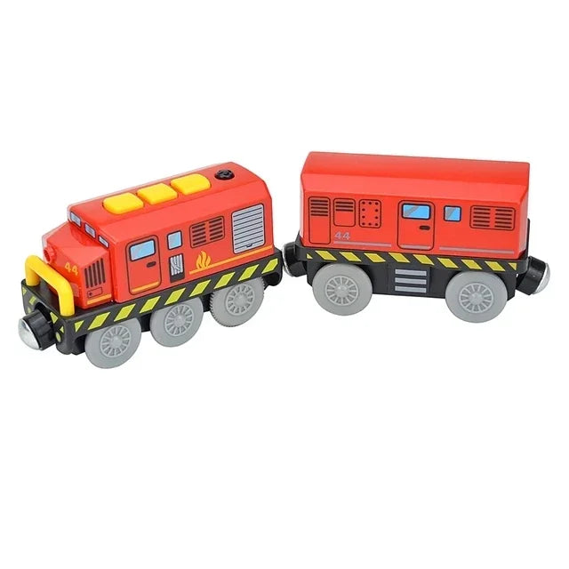 Wooden Train Set For Kids Educational Track Toys Gift