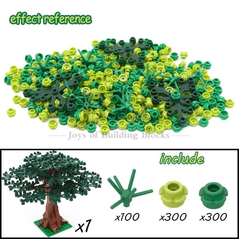 MOC Sakura Flower Stem Tree Building Blocks Set DIY Cherry Blossom Bricks Treehouse Model Decoration Toys 24866 19119 2417 2423 - ToylandEU