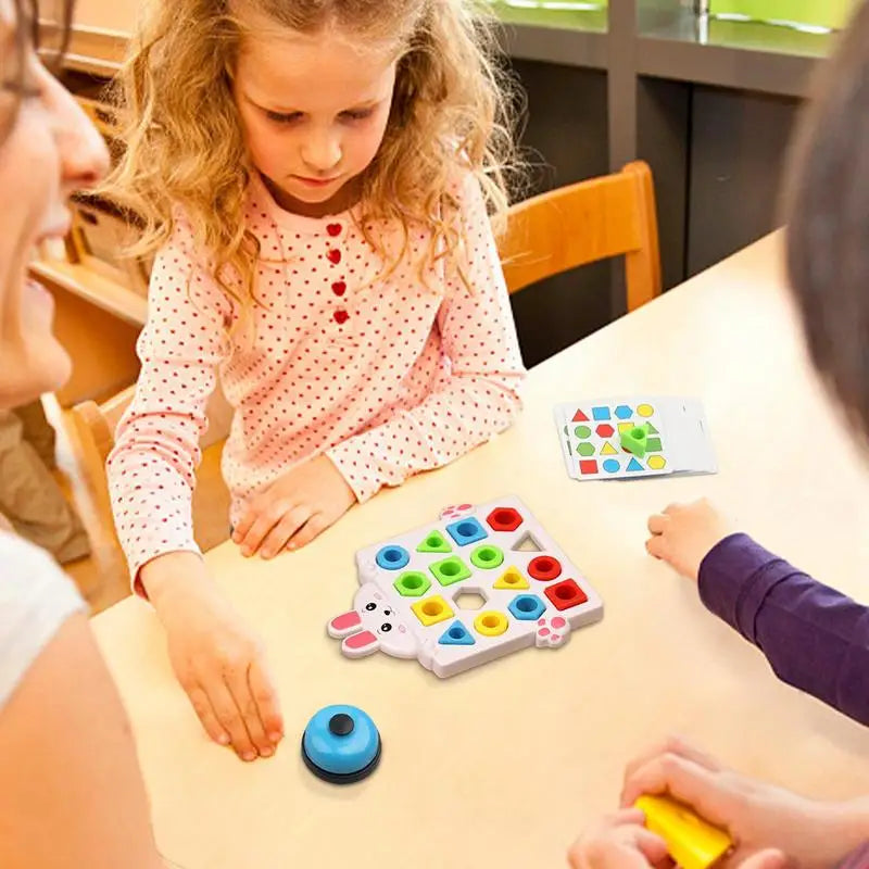 Montessori Shape & Color Matching Game for Toddlers Aged 3+