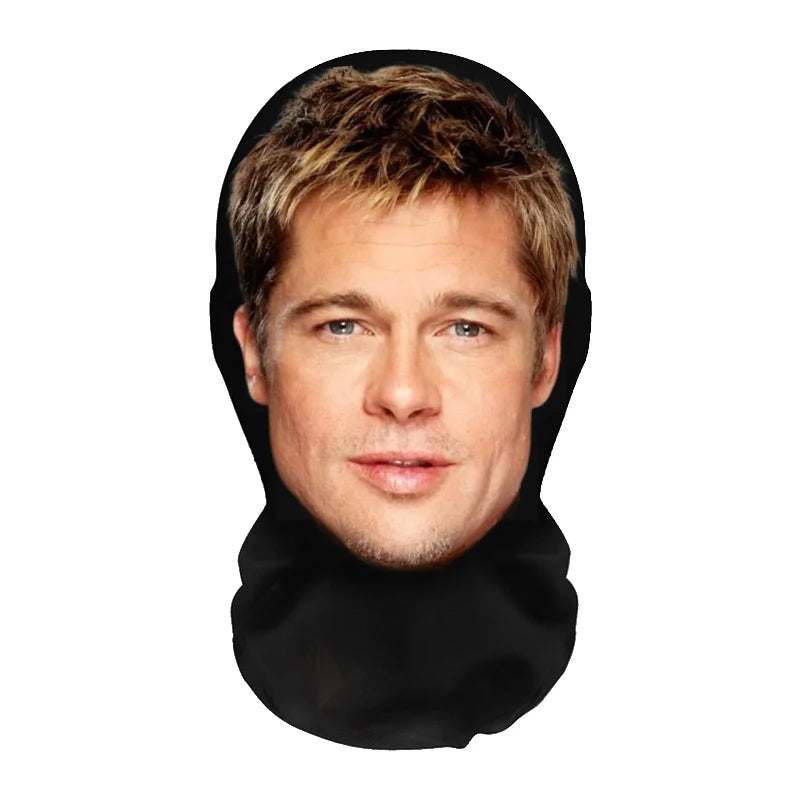 Cosplay Mask | 3D Printed Realistic Face | Stretch Mesh | One Size
