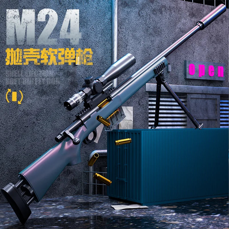 Toy Gun | Soft Bullet | M24 Sniper Style | 14+ Years